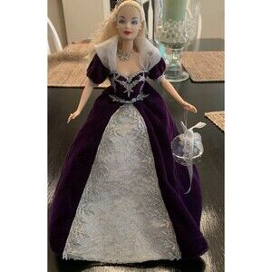 Collectible 2000 Millennium Princess BARBIE Special Edition Purple Dress